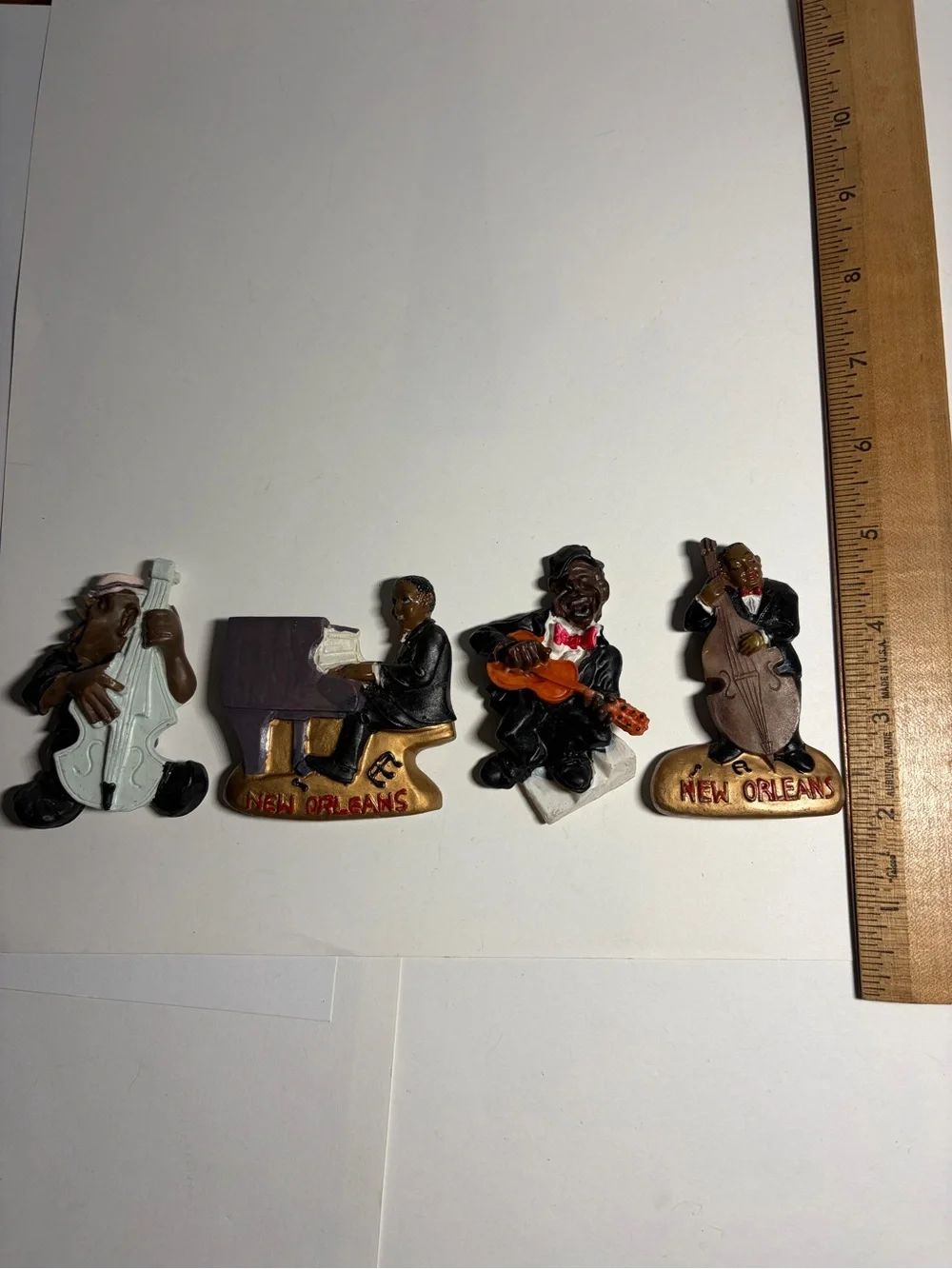 New Orleans Jazz Musician Refrigerator Magnets  Decor Set